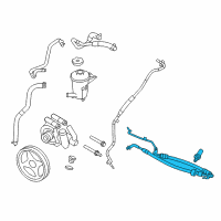 OEM Ford Expedition Pressure Line Assembly Diagram - 9L3Z-3A719-G