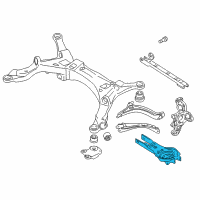 OEM Ford Freestyle Lower Control Arm Diagram - 5F9Z-5A649-FR