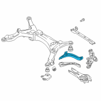 OEM Ford Five Hundred Control Arm Diagram - 6F9Z5A604A