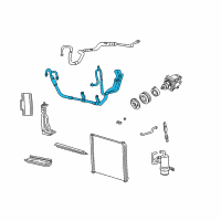 OEM Mercury Mountaineer Hose & Tube Assembly Diagram - 1L2Z-19D850-AA
