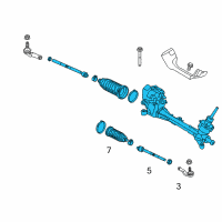 OEM Ford Escape Gear Assembly Diagram - HV6Z-3504-FE