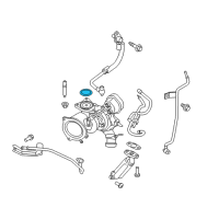 OEM Ford Turbocharger Gasket Diagram - BM5Z-9450-A