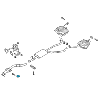 OEM Ford Explorer Support Bracket Diagram - L1MZ-5K291-D