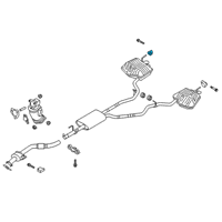 OEM Ford Explorer Rear Bracket Diagram - L1MZ-5K291-L