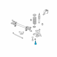 OEM Ford F-250 Lower Ball Joint Diagram - 8C3Z-3050-D