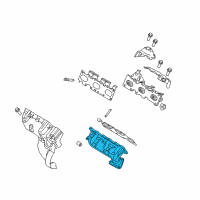 OEM Lincoln MKS Exhaust Manifold Diagram - AA5Z-9431-A