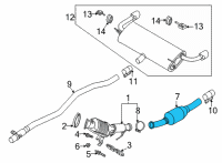 OEM Ford Escape CONVERTER ASY Diagram - LX6Z-5E212-D