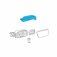 OEM Ford Fusion Mirror Cover Diagram - 6H6Z-17D743-CA