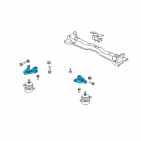 OEM Ford Mustang Support Bracket Diagram - 4R3Z-6031-AA