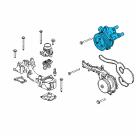OEM Ford Water Pump Assembly Diagram - BC3Z-8501-A