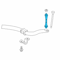 OEM Ford Explorer Sport Trac Stabilizer Link Diagram - 2L2Z-5K483-BA