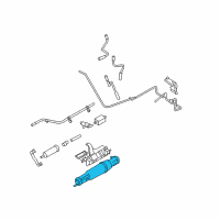 OEM Ford E-250 Vapor Canister Diagram - 6C2Z-9D653-E