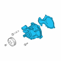 OEM Ford Fiesta Water Pump Diagram - CM5Z-8501-A