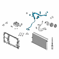 OEM Ford F-150 Hose & Tube Assembly Diagram - DL3Z-19A834-A