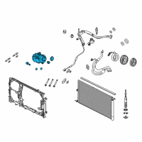 OEM Ford Compressor Assembly Diagram - BL3Z-19703-C