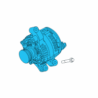 OEM 2013 Ford Explorer Alternator Diagram - BB5Z-10346-A