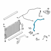 OEM Ford Escape Reservoir Hose Diagram - DV6Z-8075-B