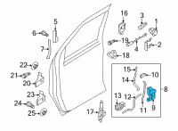 OEM Ford E-350 Super Duty Latch Diagram - 6C2Z-1521812-A
