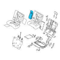 OEM Lincoln MKX Armrest Assembly Diagram - 8A1Z-7867112-AC