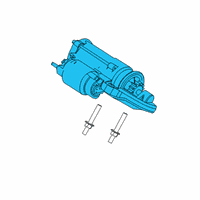 OEM Ford Explorer Starter Diagram - L1MZ-11002-C
