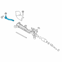 OEM Lincoln MKX Outer Tie Rod Diagram - 7T4Z-3A130-A