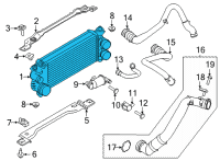 OEM Ford F-150 COOLER ASY - ENGINE CHARGE AIR Diagram - ML3Z-6K775-A