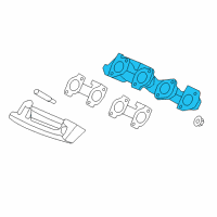 OEM Ford Expedition Manifold Diagram - 9L3Z-9K494-A