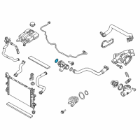OEM Ford EcoSport Water Outlet O-Ring Diagram - -W715775-S300