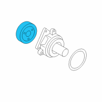 OEM Ford Transit Connect Pulley Diagram - 1S7Z-8509-A