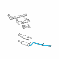 OEM Ford Expedition Extension Pipe Diagram - 4L1Z-5K238-AA