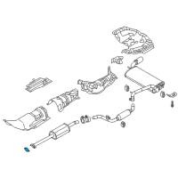 OEM Ford Focus Front Muffler Gasket Diagram - CV6Z-9450-B