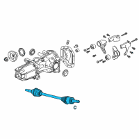 OEM Ford Edge Axle Assembly Diagram - BT4Z-4K139-A