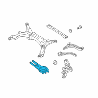 OEM Ford Five Hundred Lower Control Arm Diagram - 7F9Z-5A649-TL