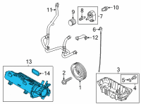 OEM Ford Escape Intake Manifold Diagram - HX7Z-9424-B