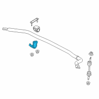 OEM Ford Expedition Stabilizer Bar Bracket Diagram - 7L1Z-5486-A