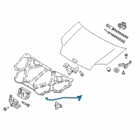 OEM Ford Transit Connect Support Rod Diagram - 8T1Z-16826-A