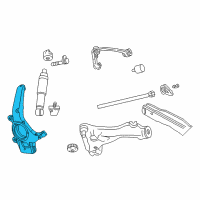OEM Ford Expedition Knuckle Diagram - XL3Z-3K185-AA