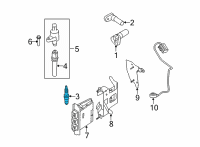 OEM Ford E-350 Super Duty Spark Plug Diagram - AGSF-22F1-X