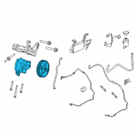 OEM Ford Power Steering Pump Diagram - CK4Z-3A674-B
