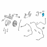 OEM Ford Power Steering Pump Reservoir Diagram - CK4Z-3E764-C