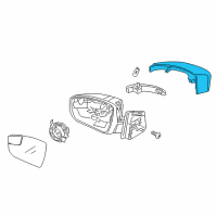 OEM Ford Mirror Cover Diagram - CP9Z-17D742-CA