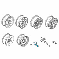 OEM Ford F-150 Wheel Lock Kit Diagram - 6L3Z-1A043-AA