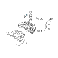 OEM Ford Fusion Fuel Gauge Sending Unit Diagram - HG9Z-9A299-G