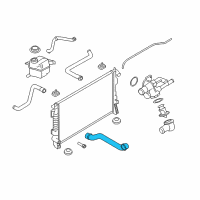 OEM Ford Fusion Inlet Hose Diagram - 7T4Z-8A505-DB