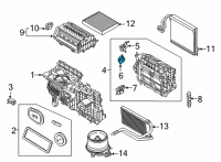 OEM Ford Escape Adjust Motor Diagram - JX6Z-19E616-DA