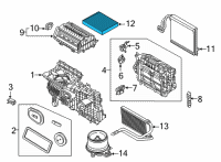 OEM Ford Explorer Filter Diagram - JX6Z-19N619-BA