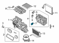 OEM Ford Escape Adjust Motor Diagram - JX6Z-19E616-FA