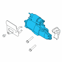 OEM Ford Explorer Starter Diagram - L1MZ-11002-D