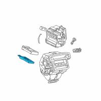 OEM Ford Escape Heater Core Diagram - YL8Z-18476-AA