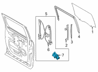 OEM Ford F-150 MOTOR ASY - WINDOW OPERATING Diagram - ML3Z-1623395-A